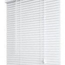 jaluzele orizontale pvc/alb L 120 cm x H 100 cm (SEMI-OPAC)