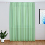 Perdea voal L 300x260 cm, culoare VERDE, prindere cu rejansa