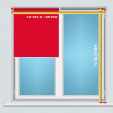 Rulou textil- La Comanda k10 MARO (Translucid)Rulou textil ,dimensiune panza 51X130 cm, dimensiune finala 55 X130 cm,clemfix