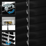 jaluzele orizontale aluminiu confectionata L 35 X100 -140CM 2 culori(ARGINTIU /ALB)(ARGINTIU/AURIU)