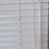 jaluzele orizontale aluminiu alb L 45 cm x H 170 cm lucios/mat