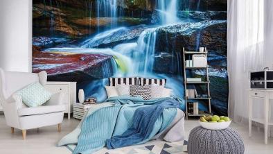 Papiers peints avec des cascades pour une oasis à la maison