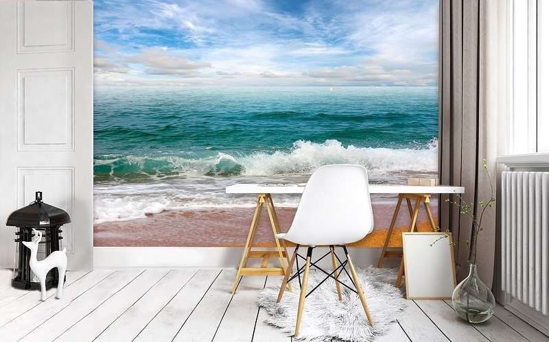 Poster aux couleurs vives de plage - 13034