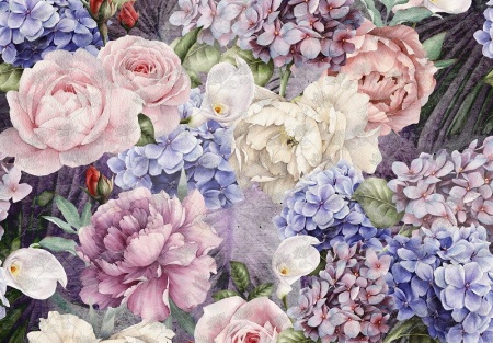 Poster mural - bouquet de fleurs - 13515