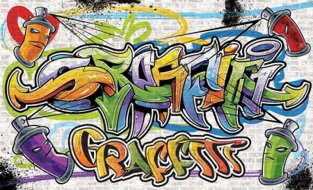 Décoration murale d'intérieur - Graffiti - 1399