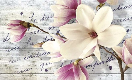 Papier peint à thème floral - 2878