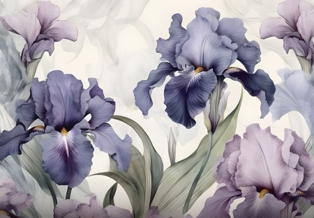 Papier Peint Beaux iris - 14755