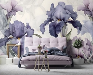Papier Peint Beaux iris - 14755