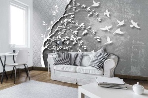 Poster d'art moderne en noir et blanc - 10231