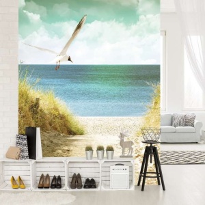 Papier peint - Plage et dune de sable - 11595A