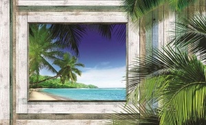 Papier peint Plage tropicale - 1223