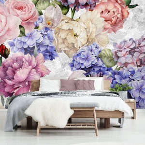 Affiche murale - Bouquet de fleurs - 13513