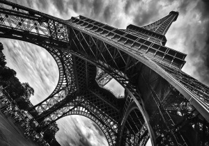 Papier peint grand-angle de la tour Eiffel - 12672