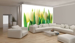 Papier peint pour la salle à manger - Bouquet de tulipes - 894