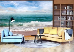 Poster aux couleurs vives de plage - 13034
