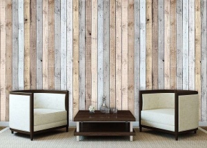 Poster - Imitation planches de bois - 1036