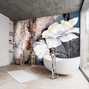 Poster mural de fleurs peintes à l'aquarelle - 13528