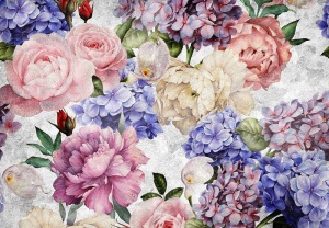 Affiche murale - Bouquet de fleurs - 13513