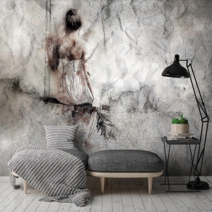 Poster d'art en noir et blanc - Image incroyable semi-claire - 13694