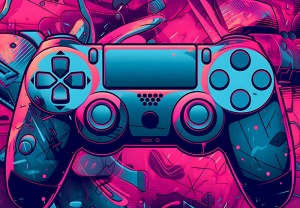 Papier peint Manette de jeu - 14661