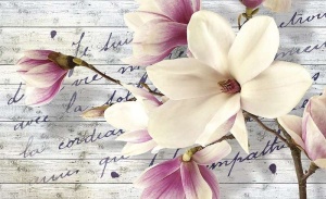 Papier peint à thème floral - 2878