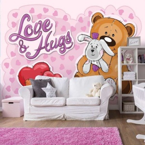 Papier peint Amour et câlins - 12801