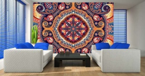 Papier peint de plafond oriental - 10142