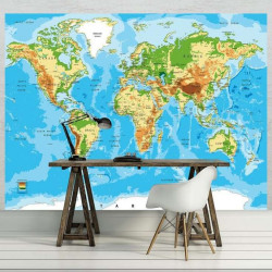 Poster - Carte du monde - 10250