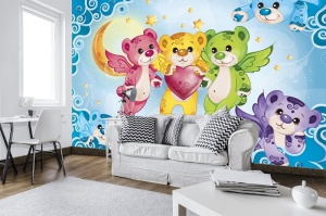 Affiche de dessin animé - Ours de différentes couleurs - 10156