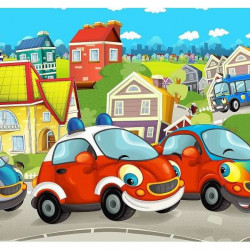 Poster pour enfants de voitures - 12536