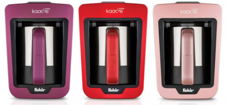 Aparat preparare cafea turceasca Fakir Kaave Steel, Cana otel inox, 735 W, Luminasense Technology, Rosu