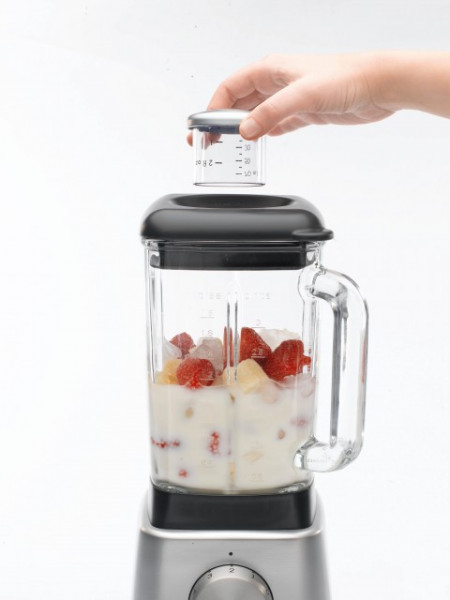 Power Blender MAGIMIX, 1300 W, 22,000 rpm, vas din sticlă 1,8 L, 3 ani garanție, crom mat