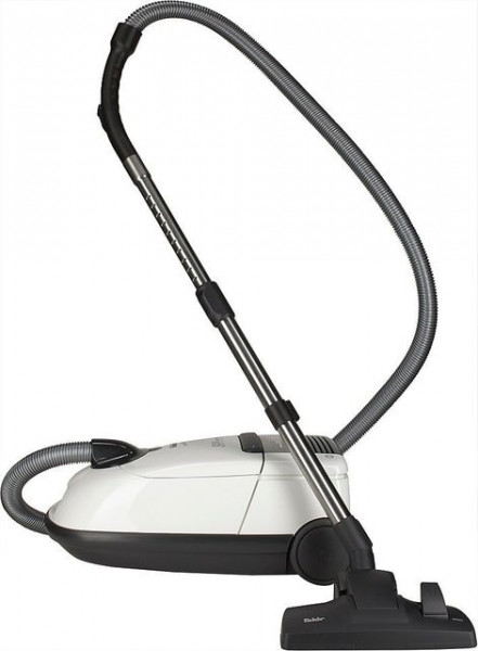 Aspirator cu sac Fakir S250, Sac 4.5 l, Tub telescopic, 800 W, 73dB, Filtru HEPA, Perie parchet, Fabr. in Germania, Alb/Antracit