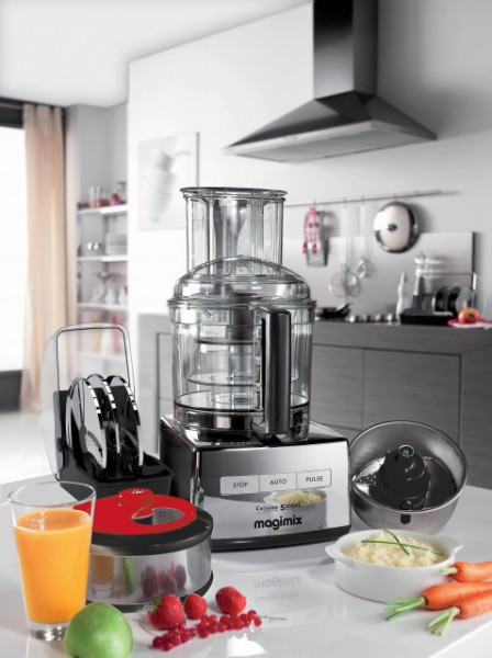 Robot multifunctional MAGIMIX CS5200XL Premium - crom lucios (2 accesorii extra incluse)