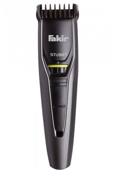 Aparat de tuns barba Fakir Stubby, Acumulatori, 40 min, Lame otel inox, 0.5 - 10 mm, 19 trepte, Negru/Crom