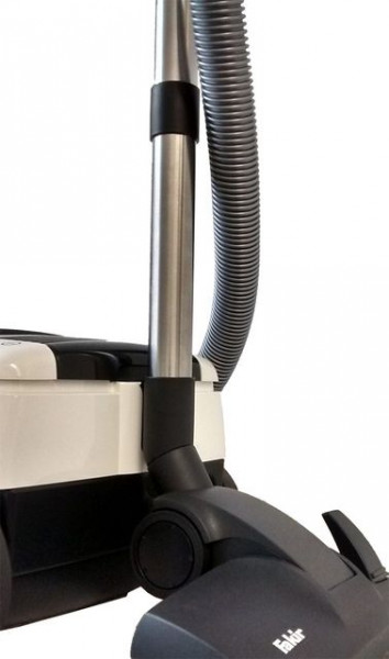 Aspirator cu sac Fakir S250, Sac 4.5 l, Tub telescopic, 800 W, 73dB, Filtru HEPA, Perie parchet, Fabr. in Germania, Alb/Antracit