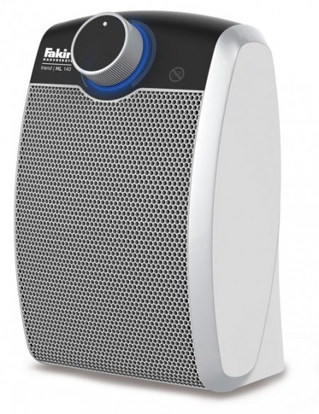 Aeroterma ceramica Fakir HL 140, 1800 W, 2 trepte de putere, Protectie la supraincalzire, Alb / Argintiu