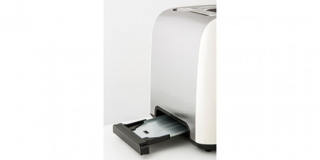 Prajitor de paine Fakir Rubra, 980 W, 2 felii, Grad de rumenire ajustabil, 6 trepte, Inox, Functie dezghetare, Roz