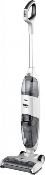 Aspirator cu spalare Fakir Starky WDA 700 (Mop+Aspirator), Acumulatori 22.2V Li-Ion, 25 min autonomie, Perie electrica/mop, Auto-curatare, Alb, PRODUS RESIGILAT