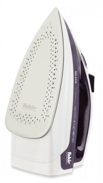 Fier de calcat Fakir Galaxis, 2200 W, Rezervor 0.3 l, Jet abur 150 g/min, Abur variabil 40 g/min, Functie auto-curatare, Sistem antipicurare, Violet/Alb