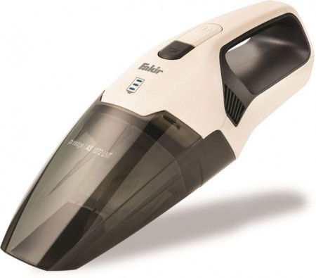 Aspirator de mana Fakir, Li-Ion 7,4V, umed/uscat, 23 min autonomie, 0.4l uscat, 0.25l umed, filtru lavabil, Crem