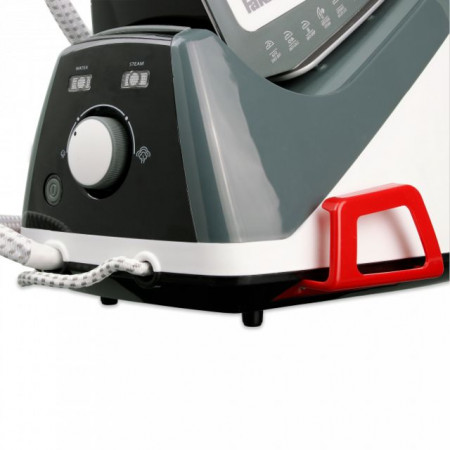 Statie de calcat Fakir Vivaldi, 2150 W, Rezervor 2 l, 6,5 bari, Abur variabil 125 g/min, Functie auto-curatare, Boiler inox, Oprire automata, Sistem antipicurare, Alb/Gri