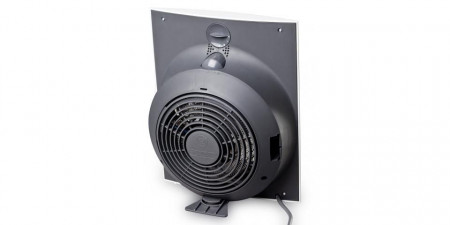Aeroterma Fakir Doppio, 2000 W, 2 trepte de putere, Termostat reglabil, Protectie supra-incalzire, Alb/gri
