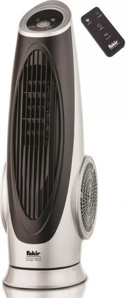 Ventilator Turn Fakir Prestige TVL 90, 3 trepte viteza, 90W, Debit aer: 800 m3/h, Functie oscilatie, Termometru, Timer, PRODUS RESIGILAT