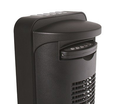 Ventilator Turn Fakir Prestige TV 18, 3 trepte viteza, 3 moduri de functionare, 40W, Functie oscilatie, Timer, Telecomanda, Negru