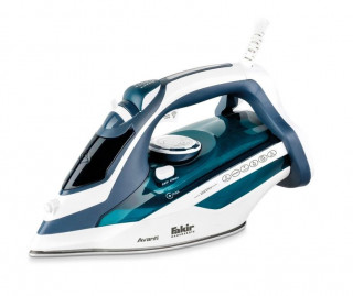 Fier de calcat Fakir Avanti, 2800 W, Rezervor 0.48 l, Jet abur 150 g/min, Abur variabil 35 g/min, Functie auto-curatare, Oprire automata, Cablu 3m, Sistem antipicurare, Albastru/Alb