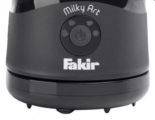 Aparat pentru spumare si incalzire lapte Fakir Milky Art, 400 W, 4 texturi spuma, Baza rotativa 360°, Oprire automata, Negru