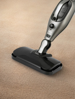 Mop cu abur Fakir Maxiclean, 1300W, rezervor 330ml, 10 accesorii incluse, incalzire in 30 sec, argintiu