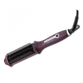Perie pentru indreptat parul Fakir IllusION Effect, 50 W, Ceramica, Ionizare, 4 trepte de temperatura, 220 °C, Violet