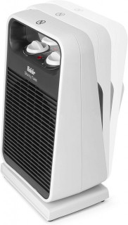 Aeroterma Fakir Warmy Twist, 2000 W, 2 trepte de putere, Termostat, Oscilare la 75°, Protectie la supraincalzire, Alb/Negru